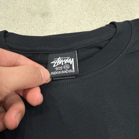 Stussy Seoul Black with White Logo Tee XXL - Picture 3 of 6